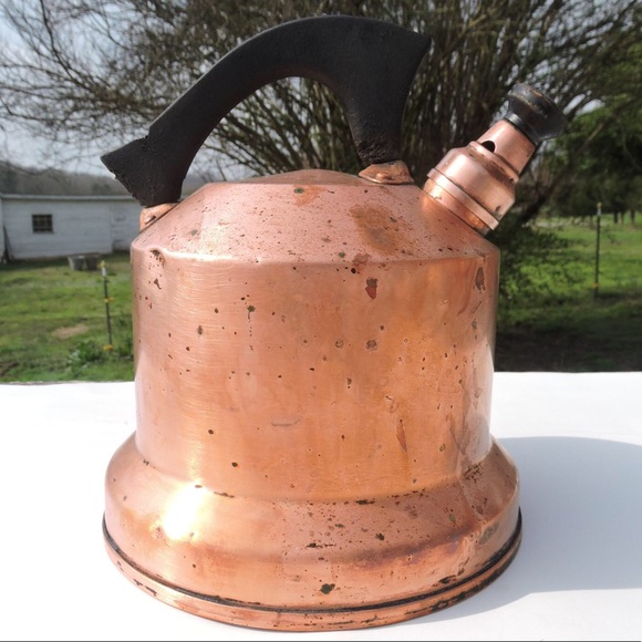 Vintage Other - Vintage Copper Tea Kettle - 1920s-1930s Era